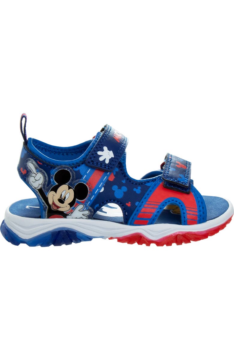 JOSMO Kids' Mickey Mouse Sandal, Alternate, color, Blue/Red