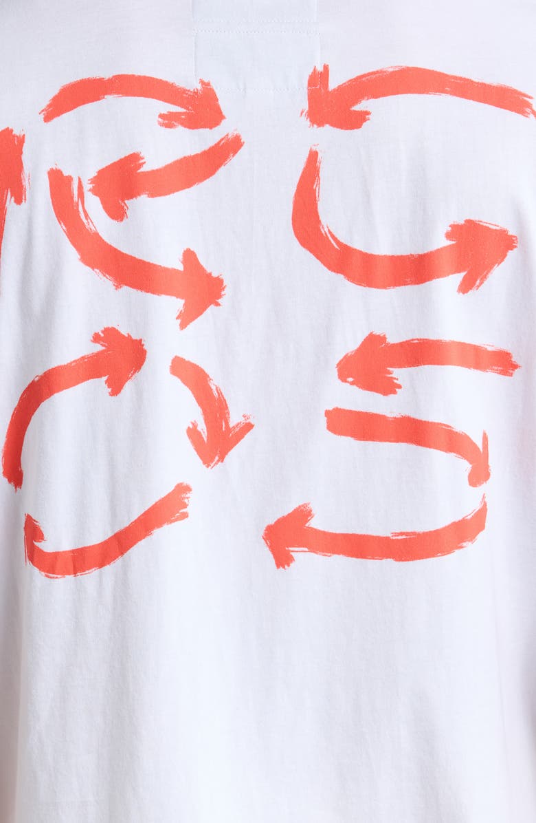 RC Outdoor Supply Paint Stroke Graphic Cotton T-Shirt, Alternate, color, White