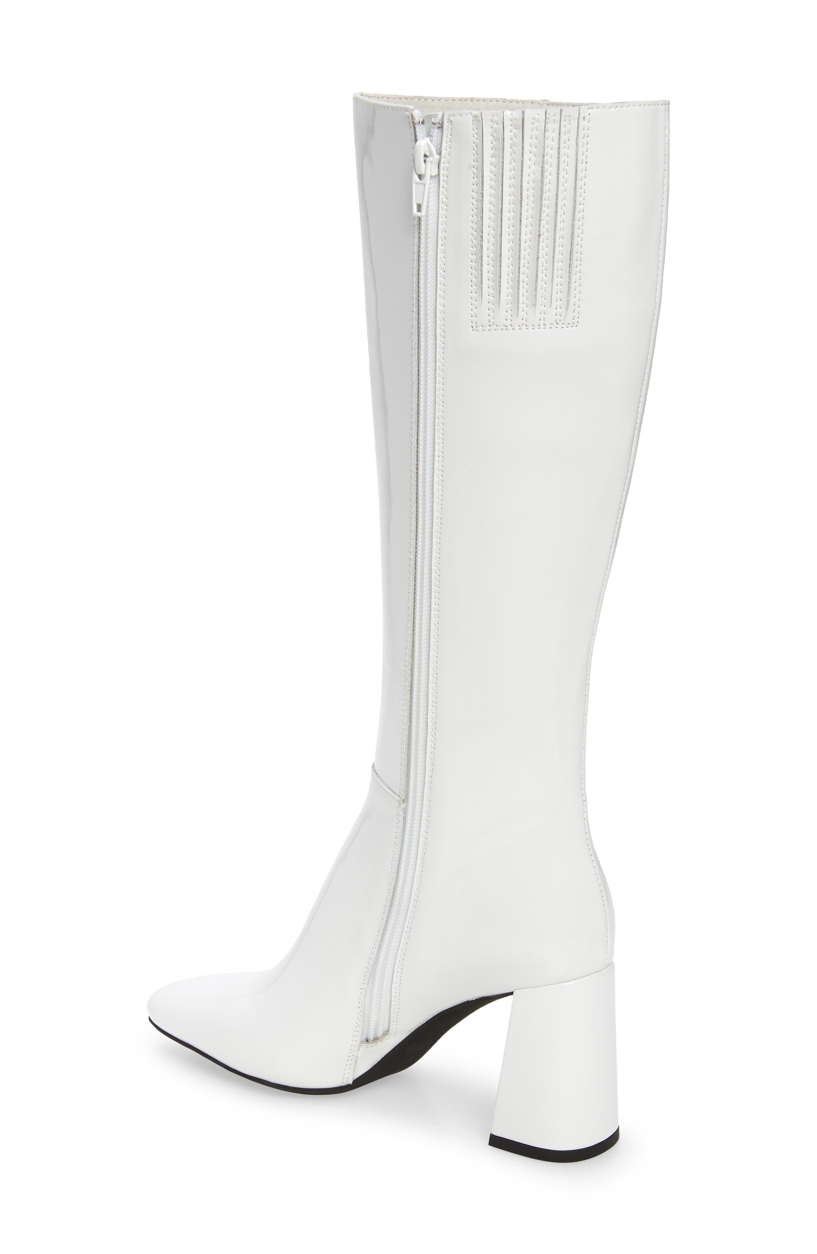 Patti Knee High Boot, Alternate, color, WHITE PATENT