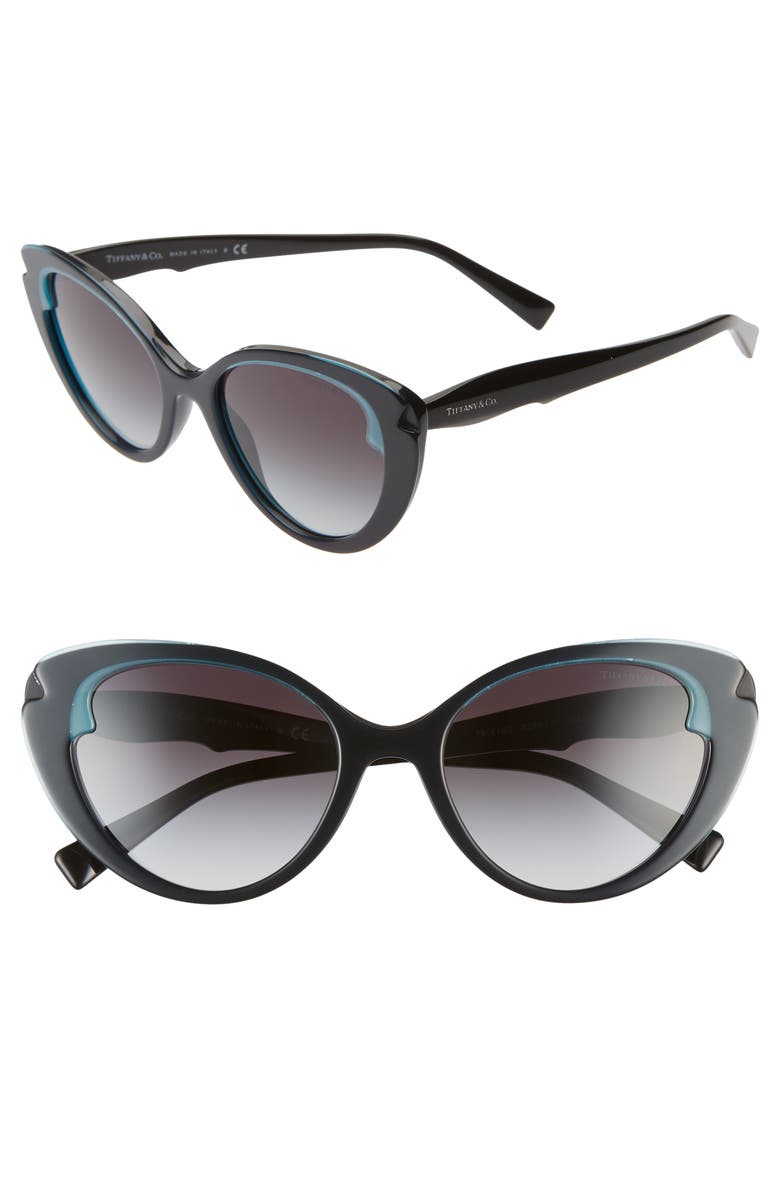 Tiffany & Co. 54mm Cat Eye Sunglasses, Main, color, 