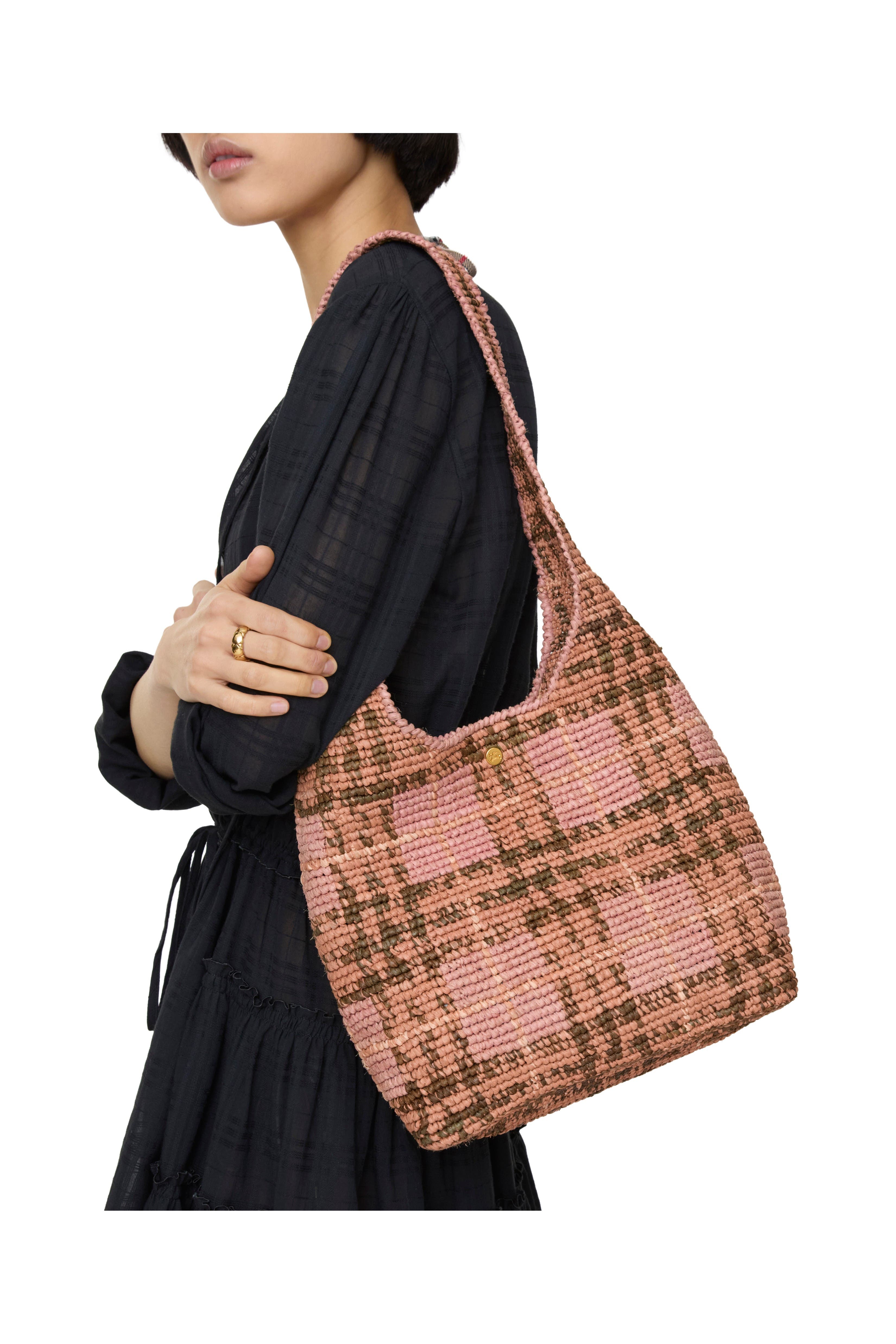 Burberry Margate Shoulder Bag, Alternate, color, Pink