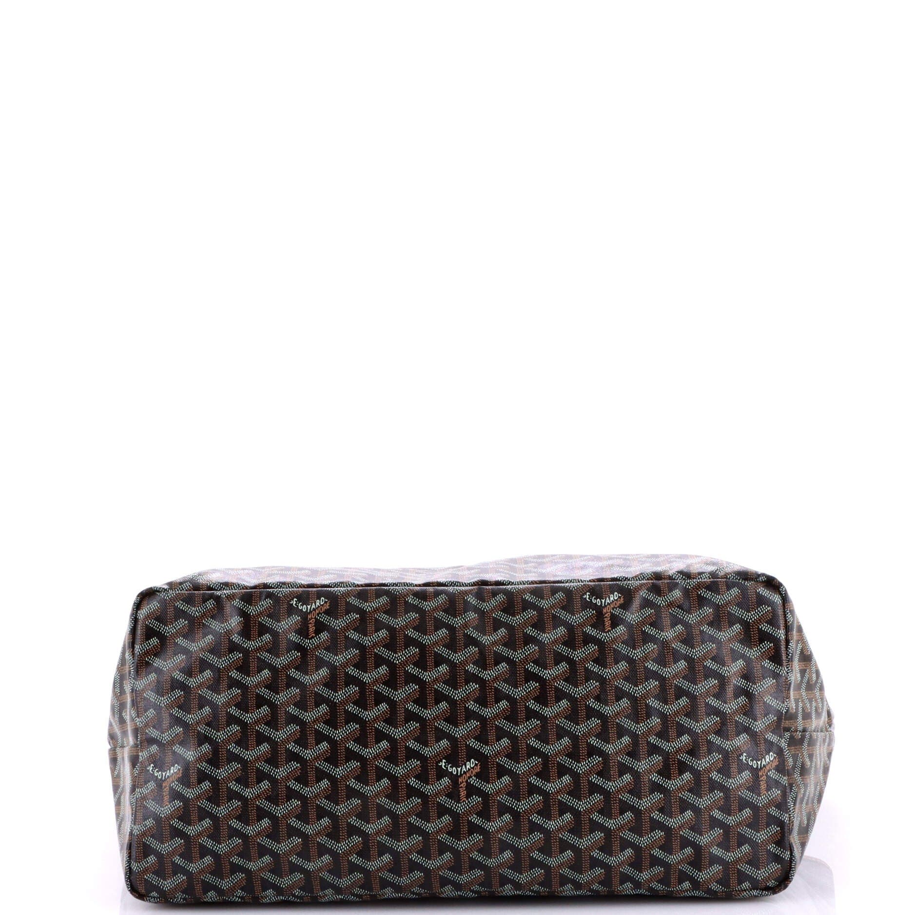 Pre-Owned Goyard Saint Louis Tote Printed Coated Canvas GM, Alternate, color, Brown