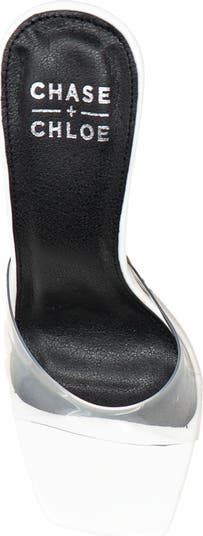 Lucite Wedge Heel Sandal