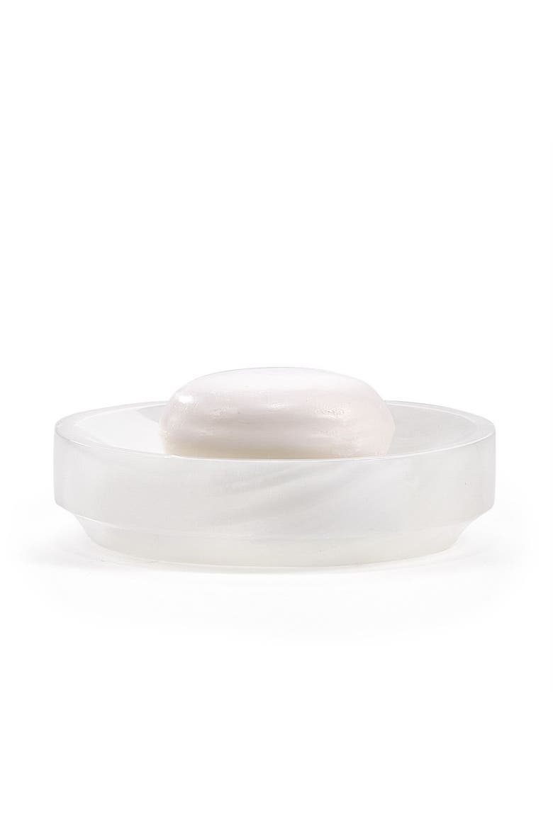 Hielo Soap Dish, Main, color, WHITE