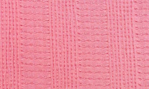 Suzette Collection Kids' Lace Trim Textured Camisole In Pink