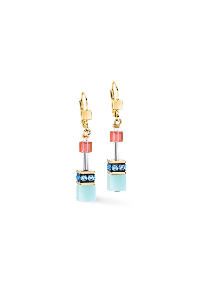 Geocube Iconic Precious Earring, Alternate, color, Rainbow