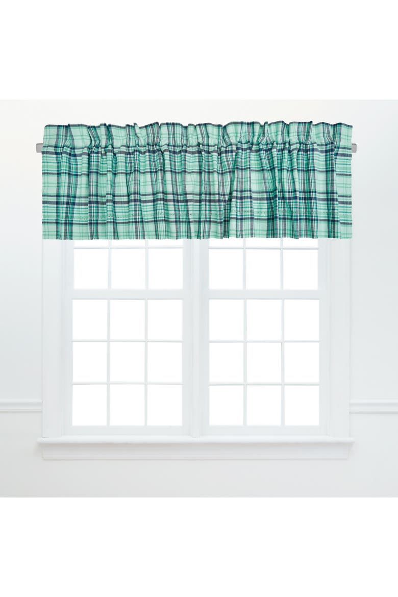Mckinley Plaid Blue Valance Collection, Main, color, Blue