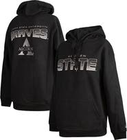 FISLL Men's FISLL  Black Alcorn State Braves Puff Print Sliced Pullover Hoodie