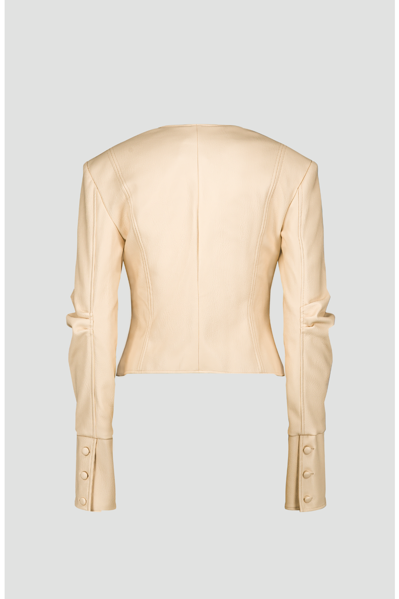 Gia Pu Jacket, Alternate, color, Beige