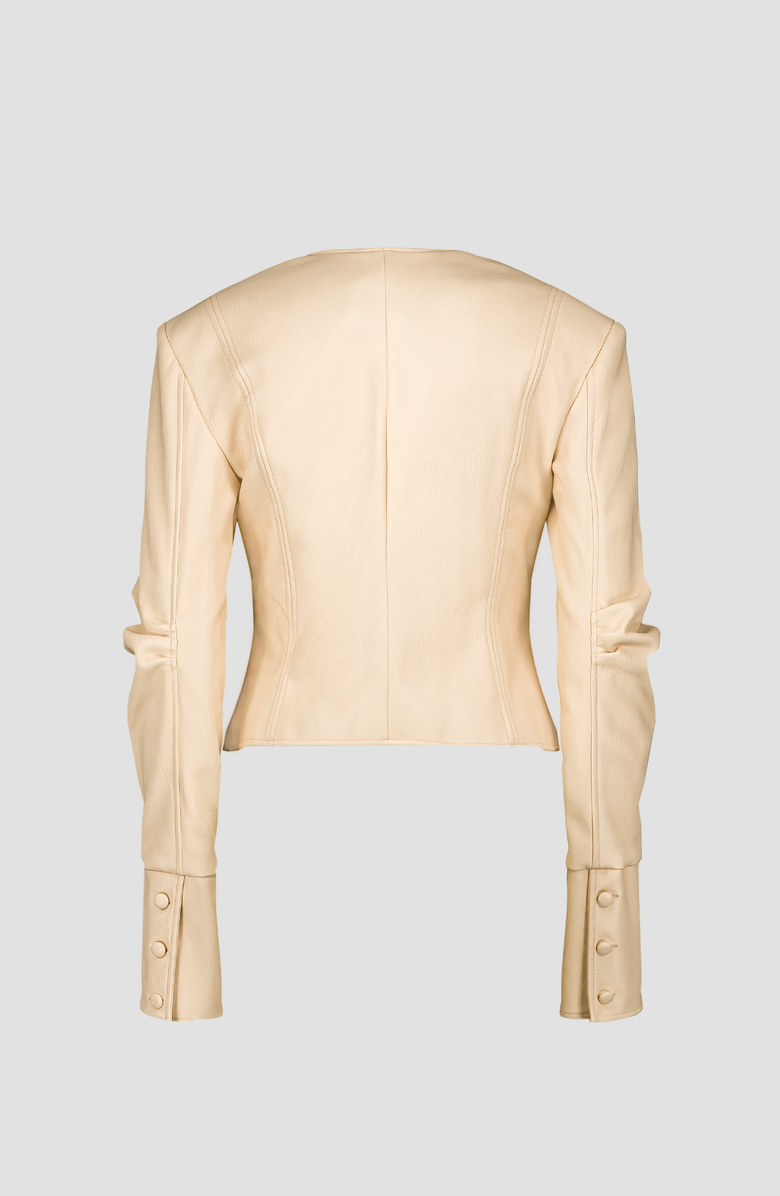 SAEMDI Gia Pu Jacket, Alternate, color, Beige