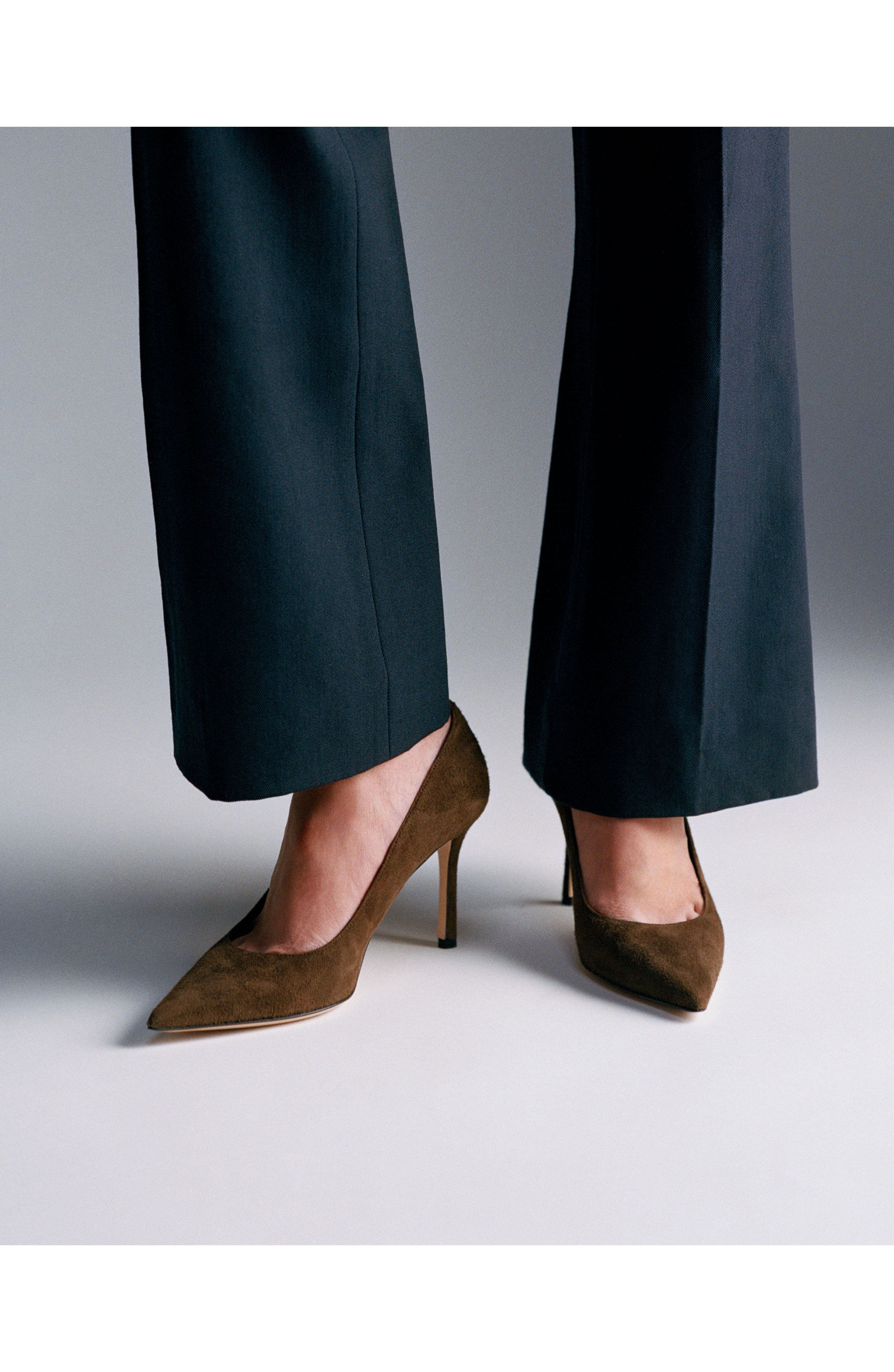 MARION PARKE Classic Pump 85 Suede, Alternate, color, 