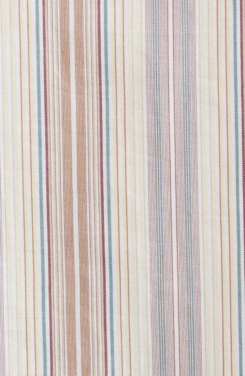 Etro Paisley Stripe Silk Button-Up Shirt, Alternate, color, Stampa F.do Bianco