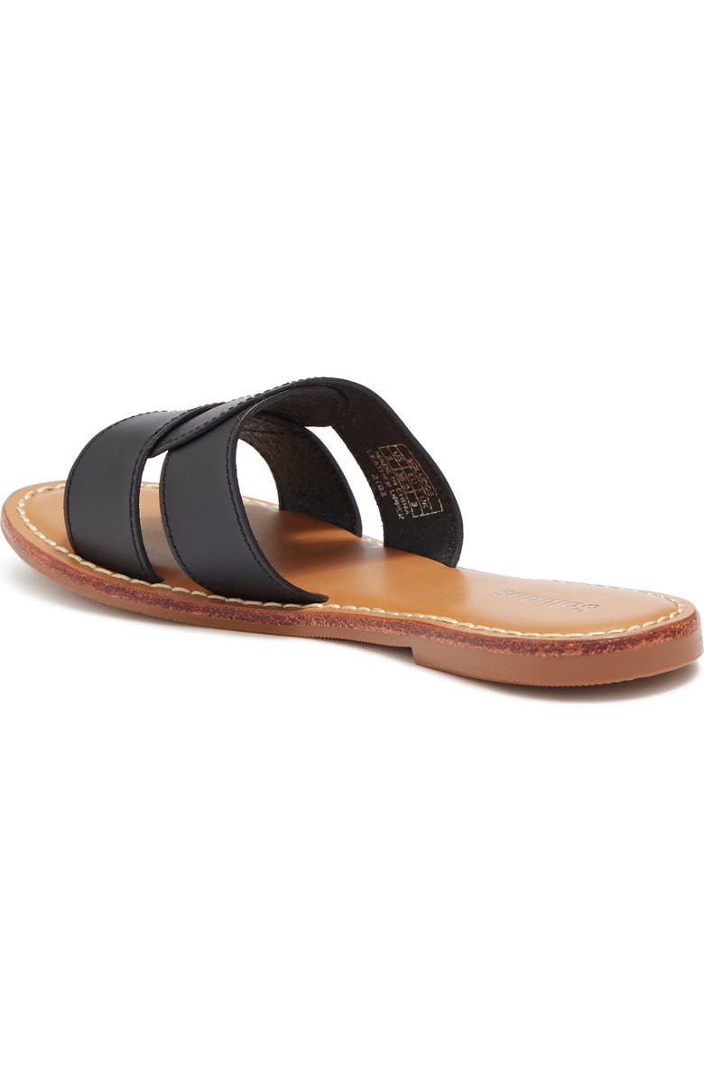 Soludos Shea Interlocking Leather Slide Sandal, Alternate, color,
