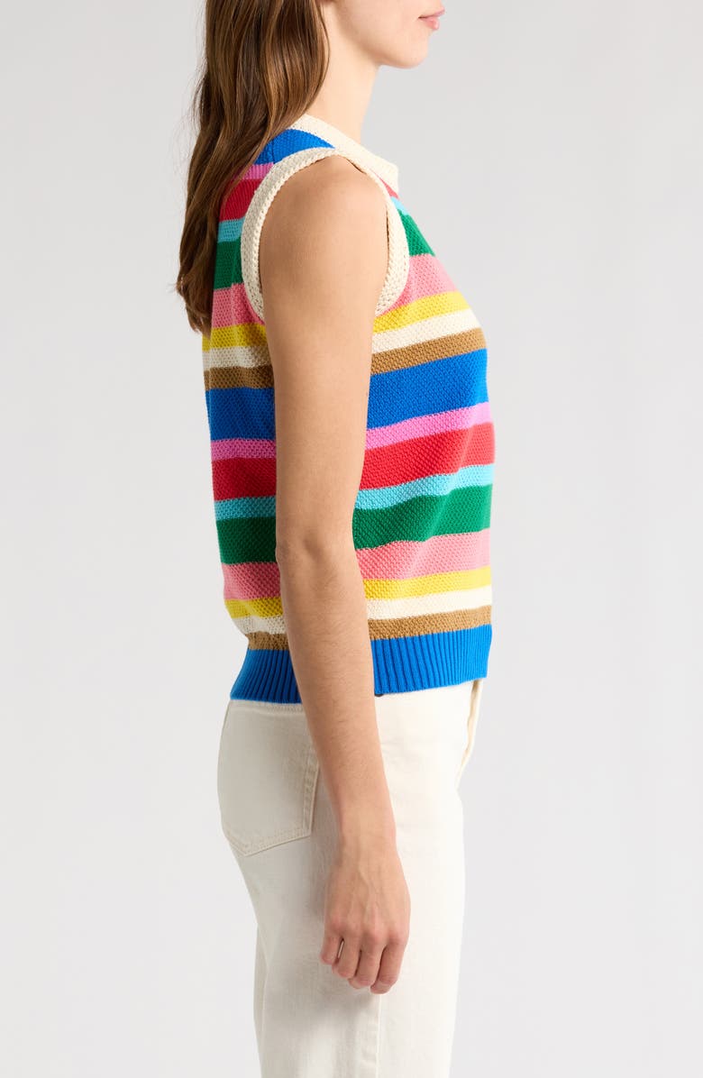 Boden Stripe Sweater Vest, Alternate, color,
