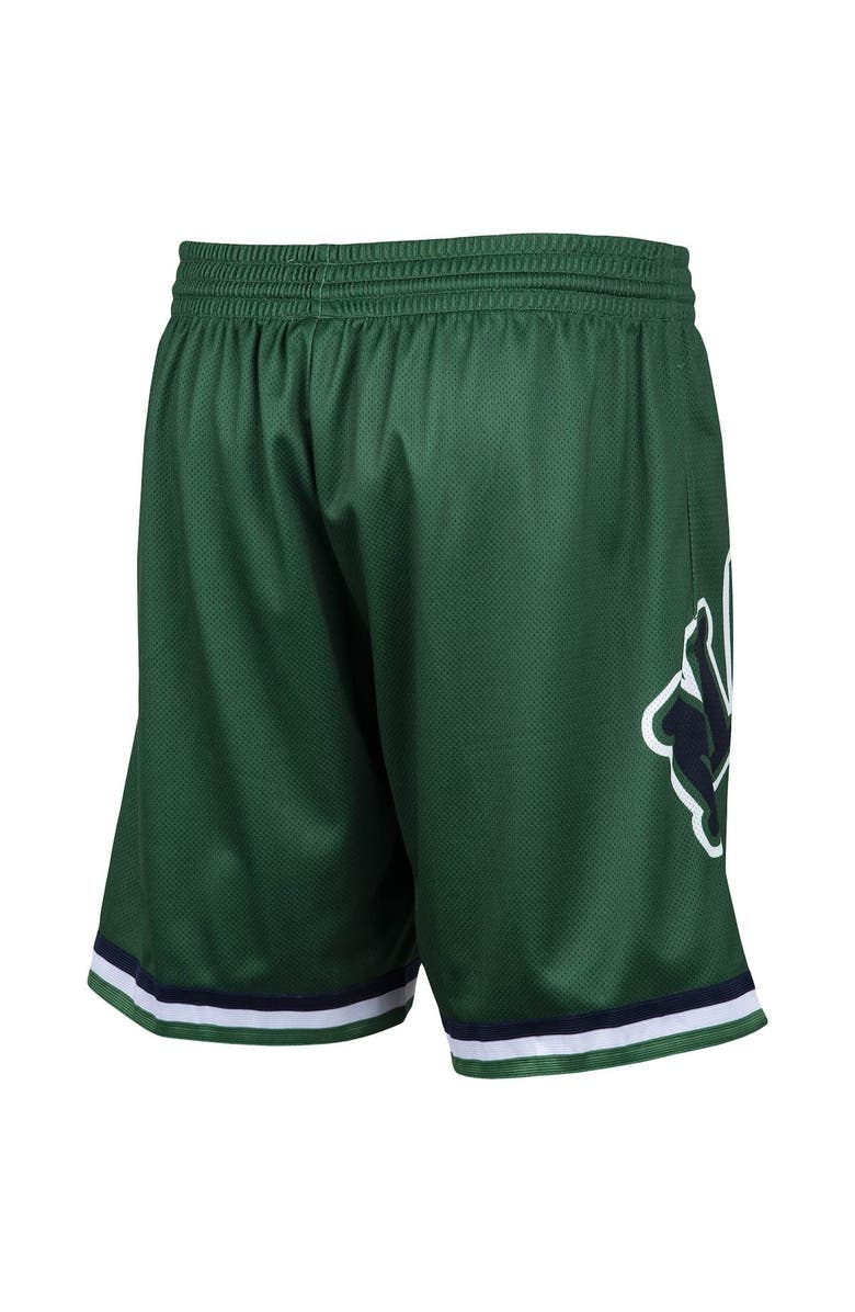 Mitchell & Ness Men's Mitchell & Ness Green Dallas Mavericks Hardwood Classics Big Face 2.0 Shorts, Alternate, color, 