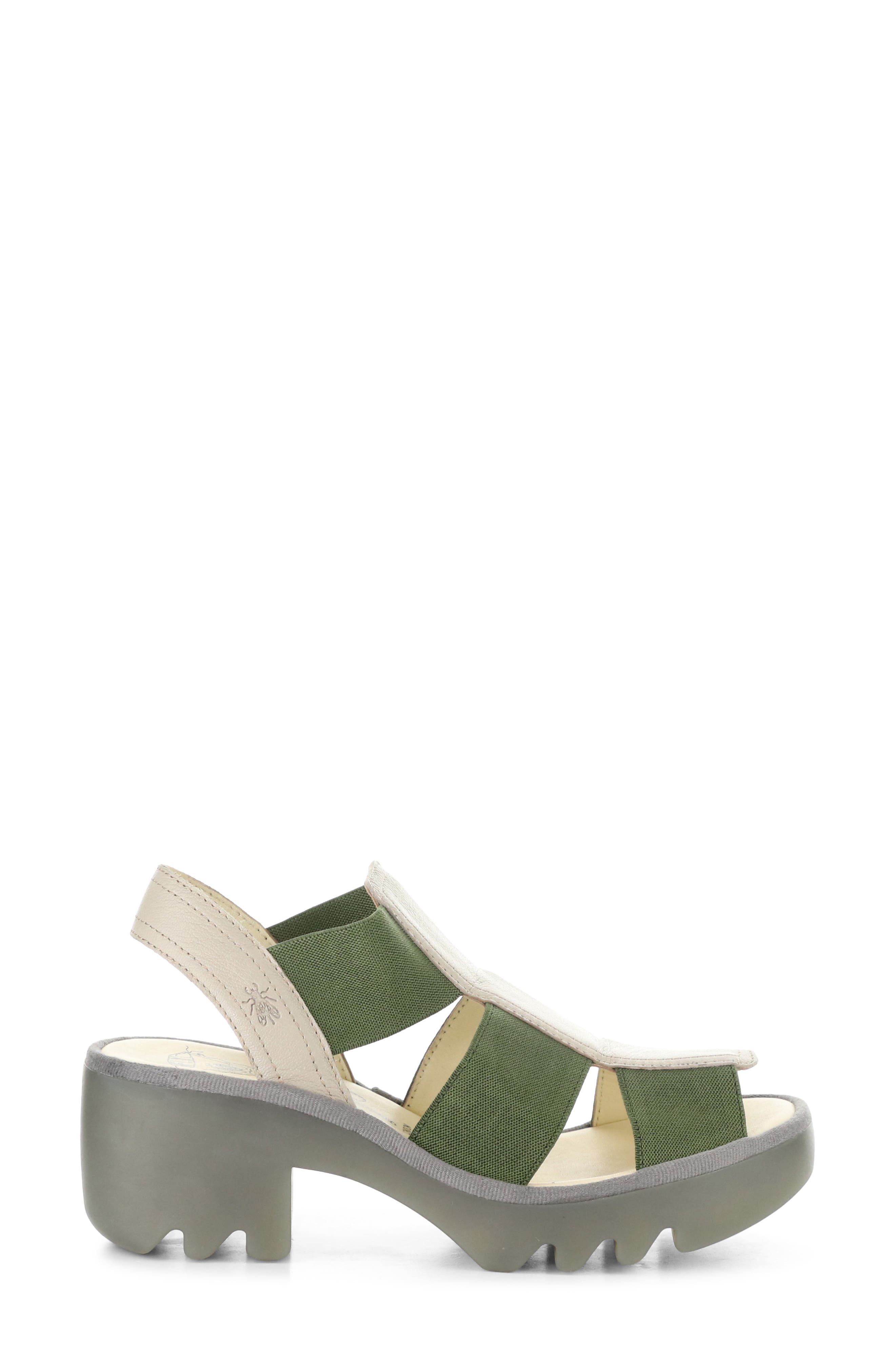 Teev Platform Sandal, Alternate, color, TAUPE/ KHAKI