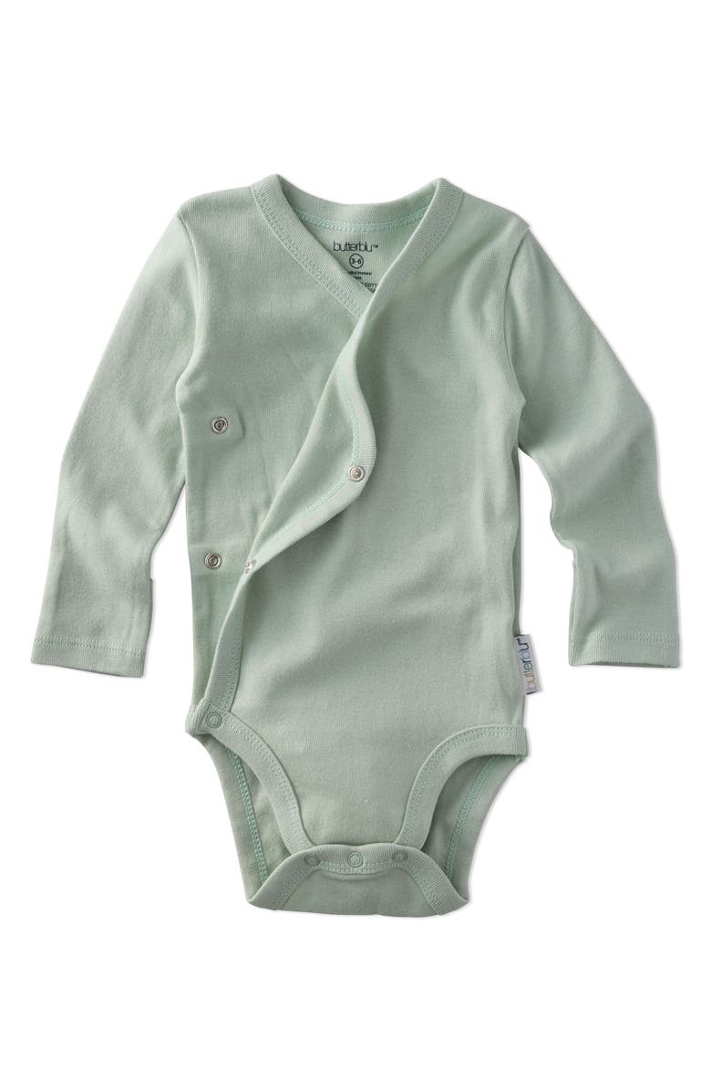 BUTTERBLU Sterling Side Snap Organic Cotton Assorted 3-Pack Bodysuits, Alternate, color, 