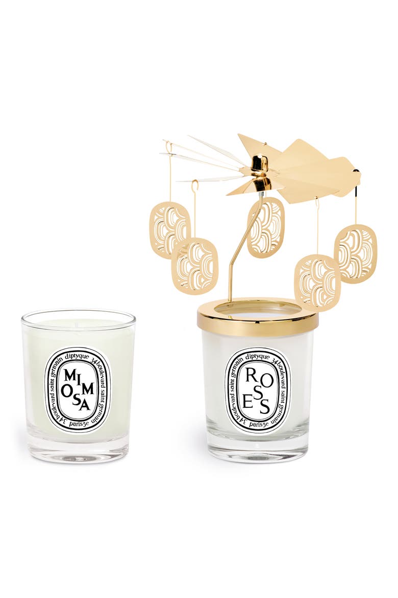 Roses & Mimosas Candle Set (Limited Edition), Main, color, NO COLOR