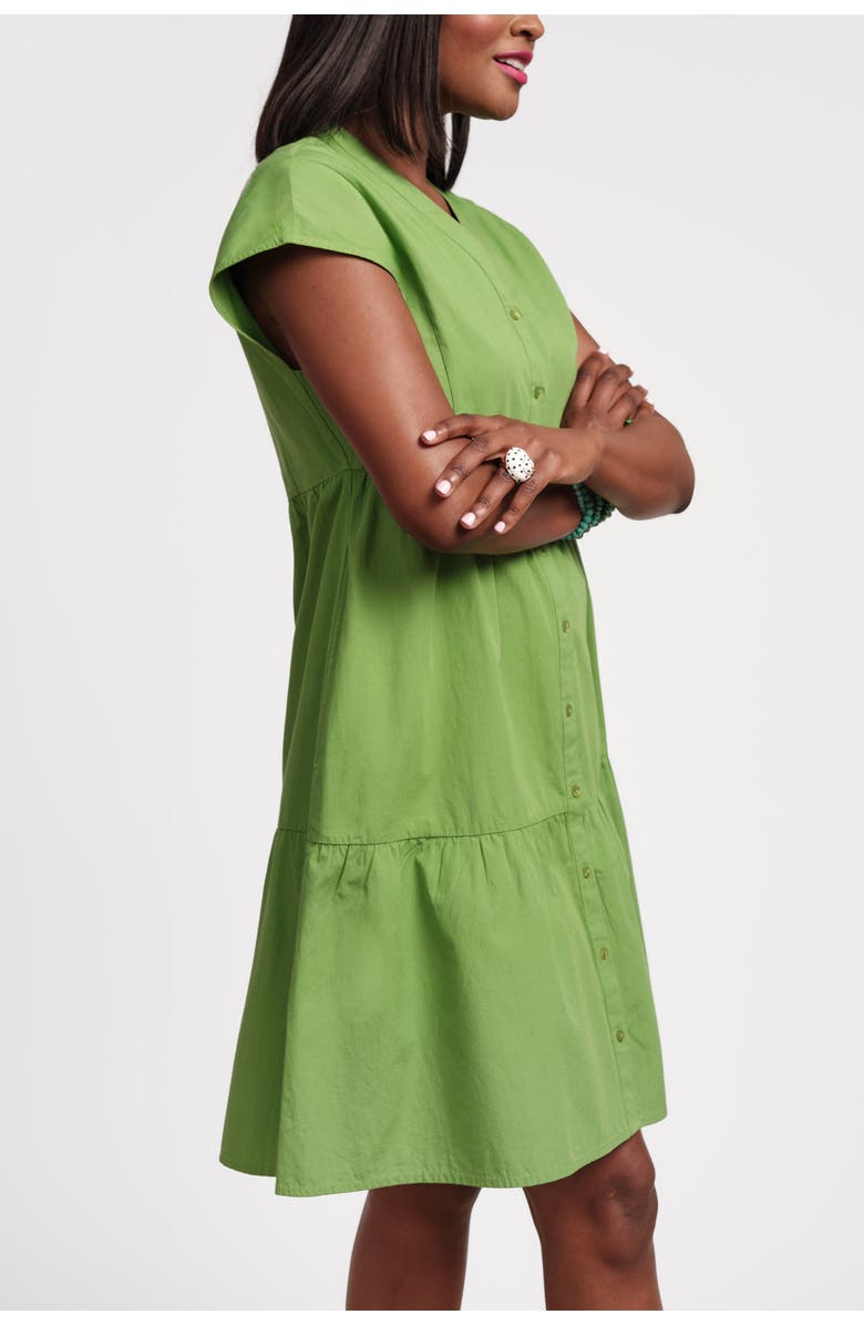 Frances Valentine Breezy Mini Dress, Alternate, color, Green