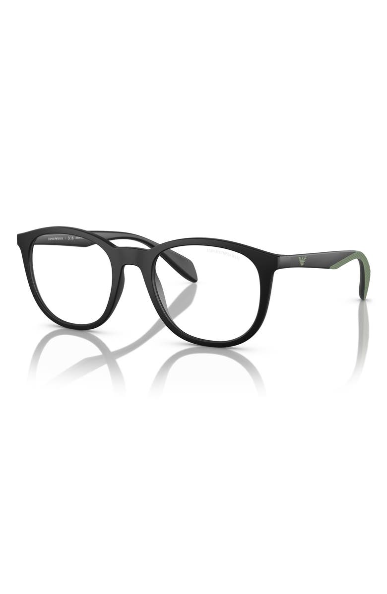 Emporio Armani 52mm Phantos Optical Glasses, Alternate, color, 