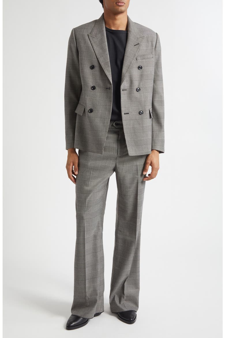 Double Breasted Jacket, Alternate, color, GRAY HOUNDSTOOTH