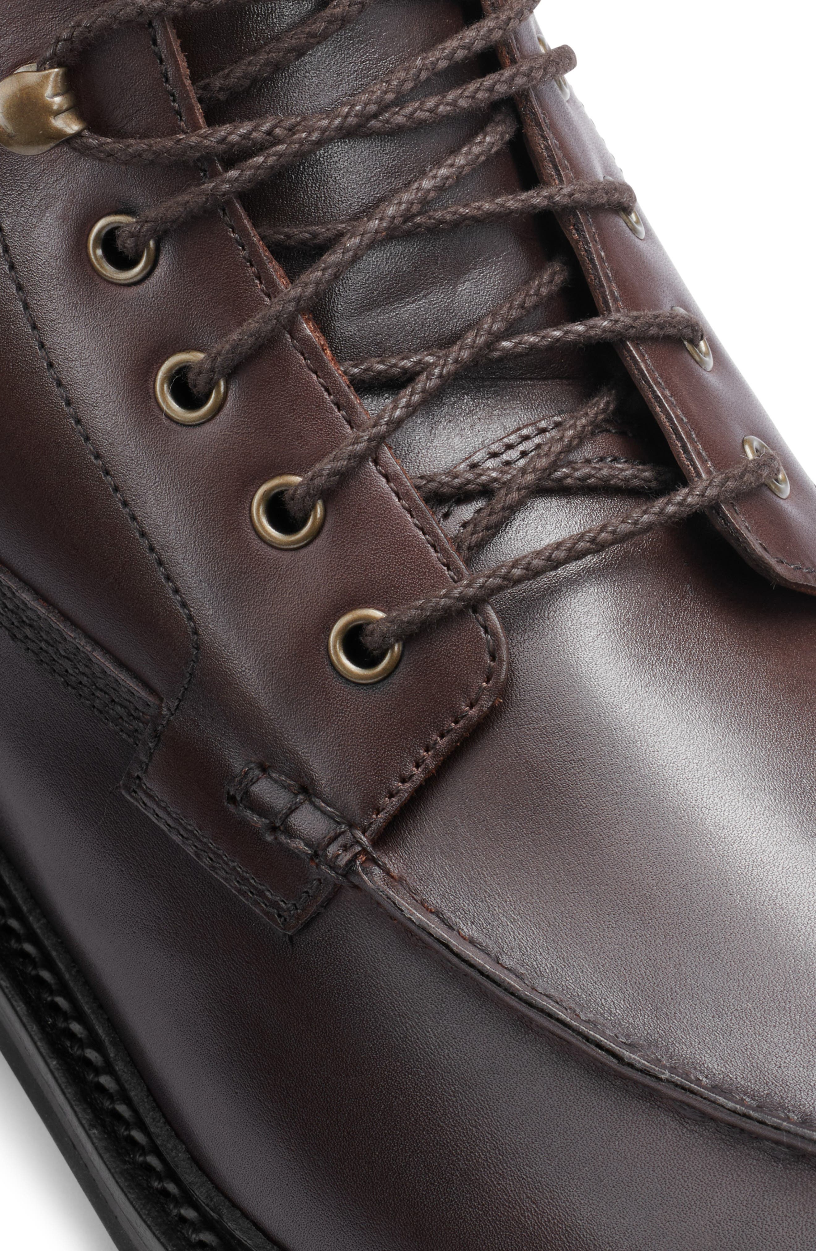 G.H.BASS Chase Moc Toe Boot, Alternate, color, Dark Brown