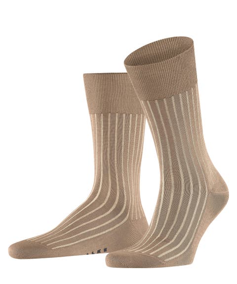 Shadow Striped Dress Socks (Men)