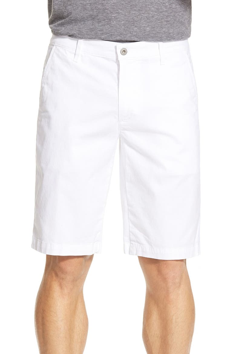 Griffin Regular Fit Chino Shorts, Main, color, WHITE
