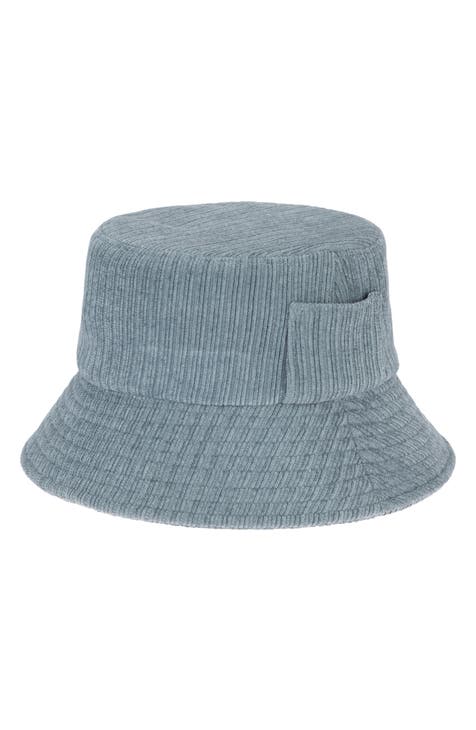 Side Pocket Corduroy Bucket Hat