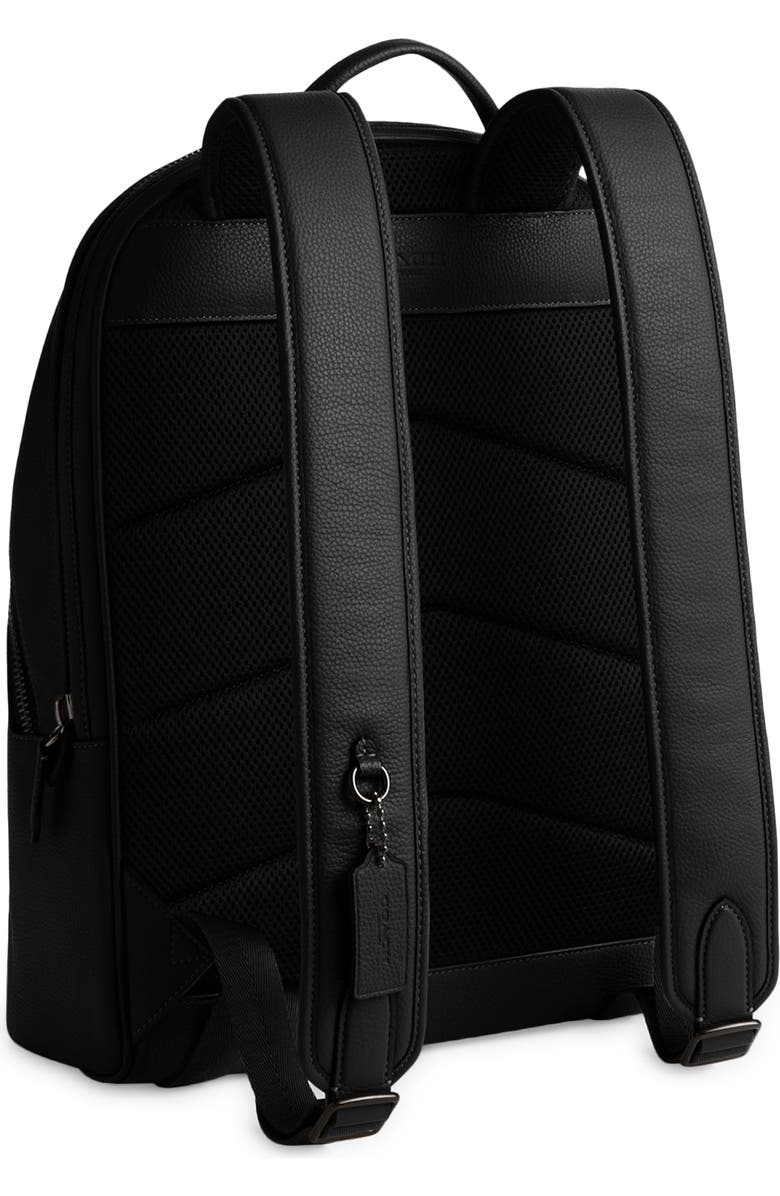 COACH Charter Pebble Leather Backpack, Alternate, color,