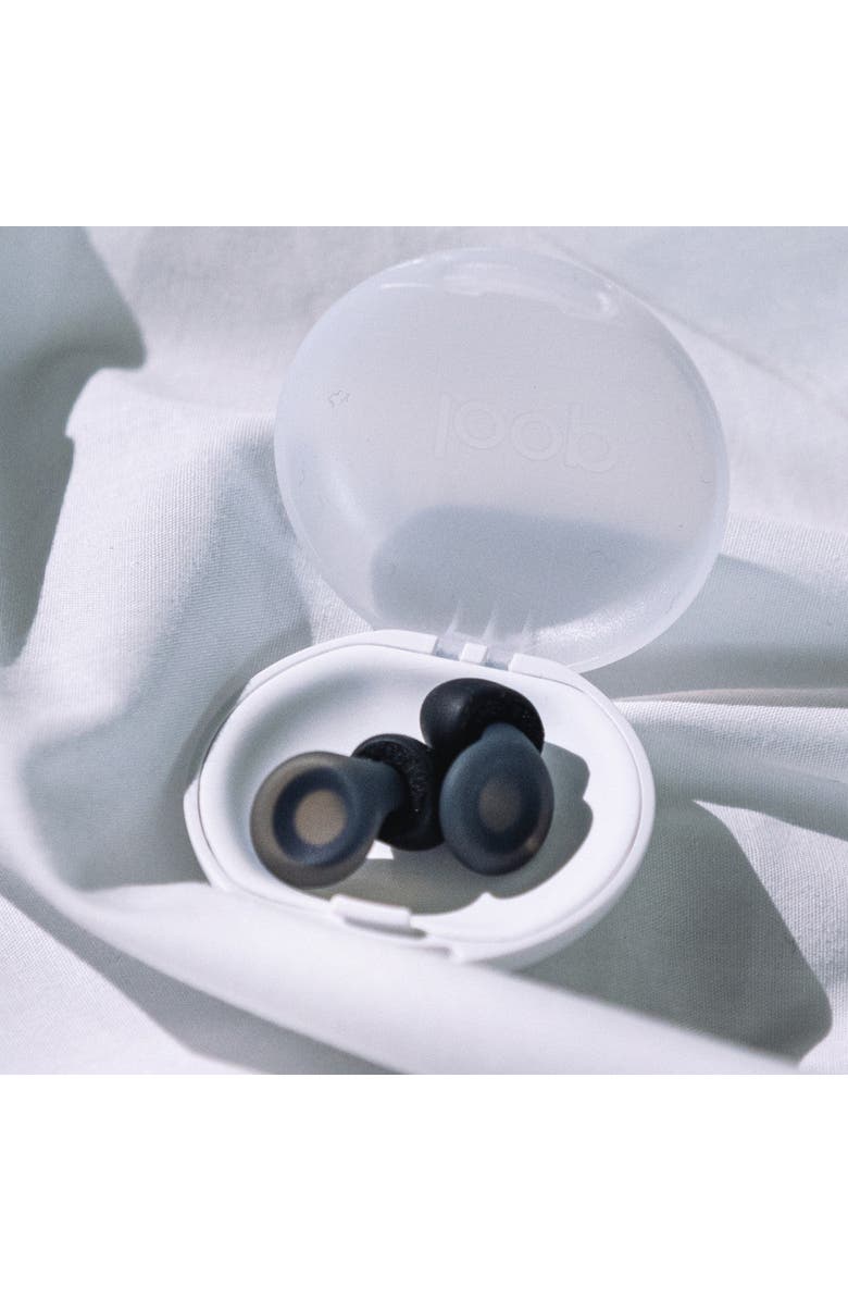 LOOP Dream Silicone/Memory Foam Earplugs for Sleep Comfort, Alternate, color, Black