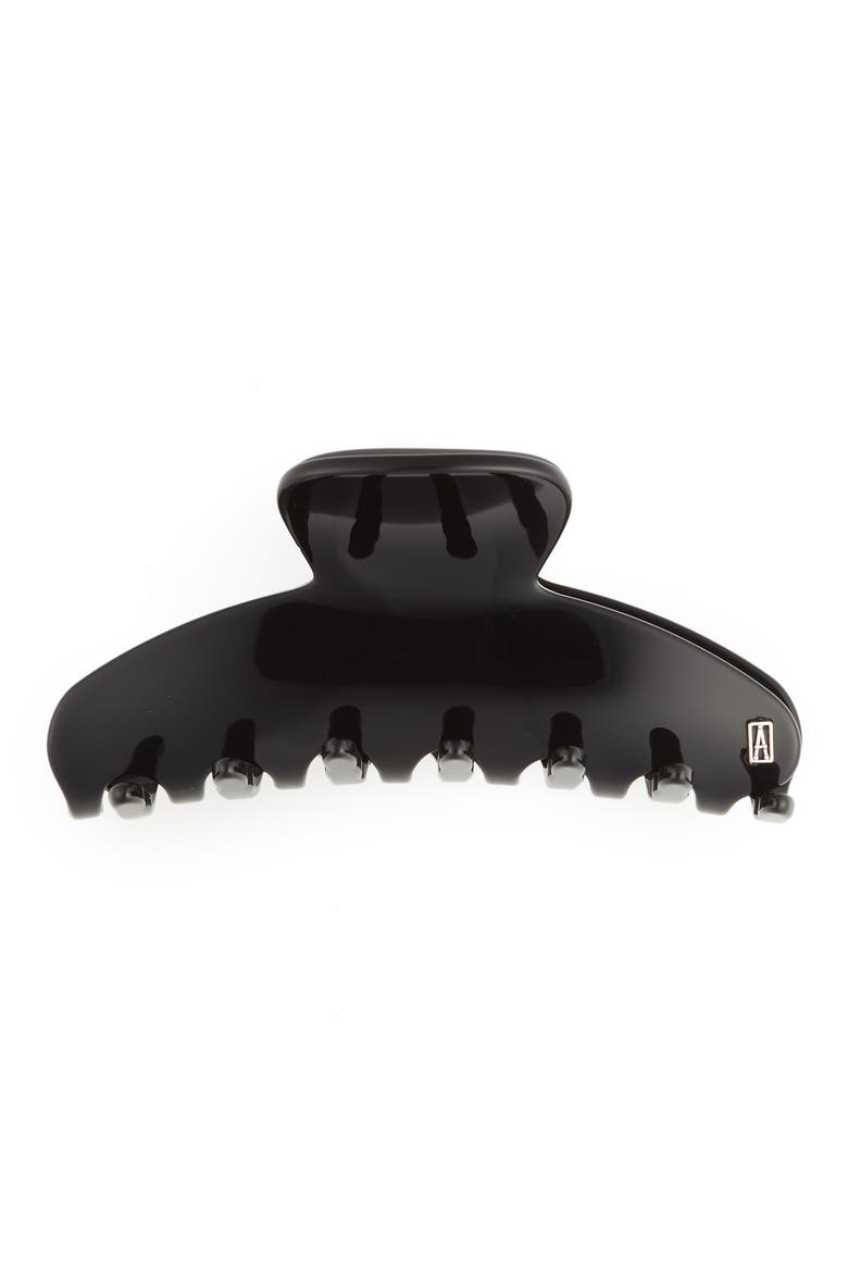 Medium Hair Clip, Main, color, BLACK