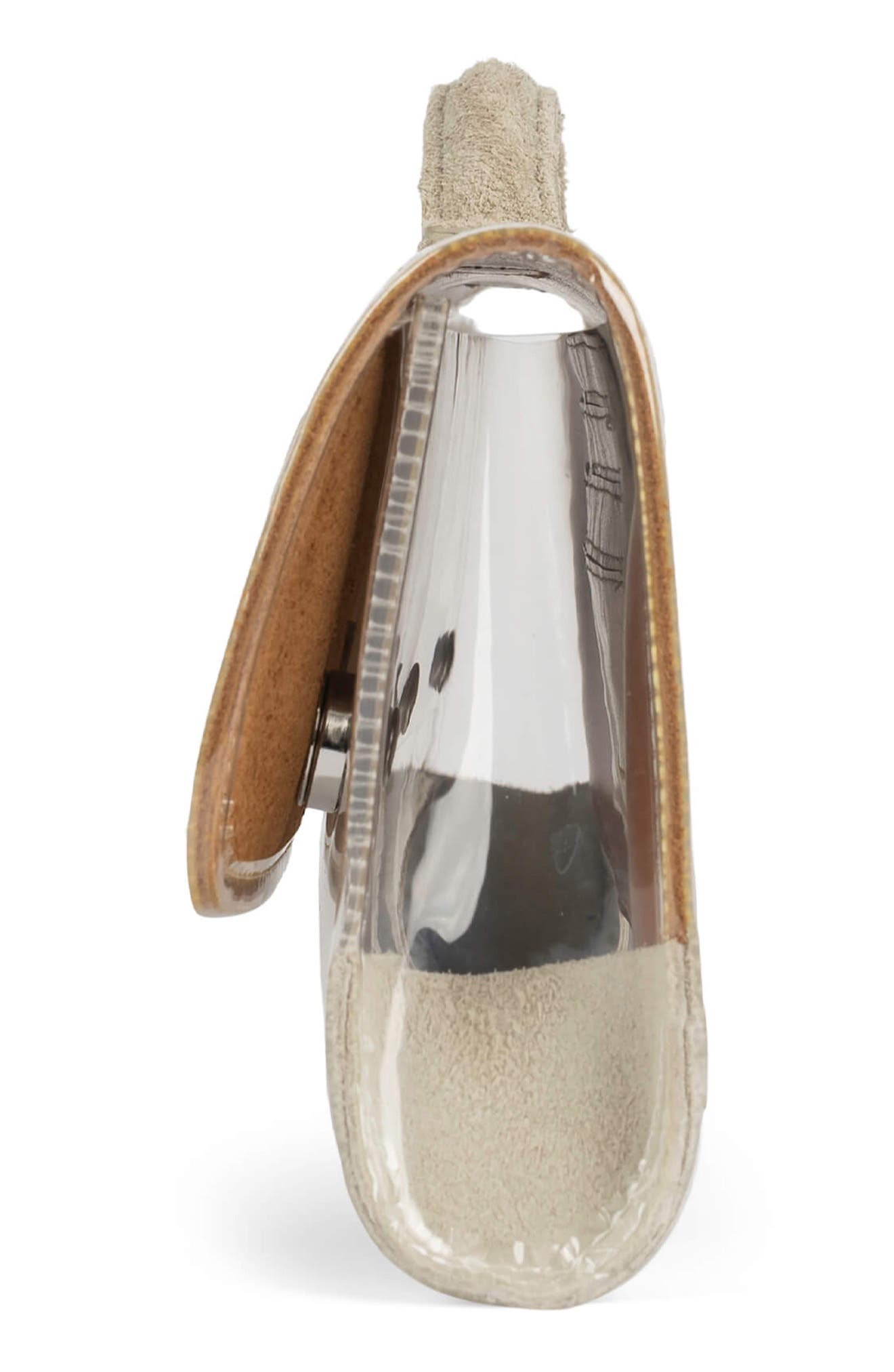 Jeffrey Campbell Lucudity Handbag, Alternate, color, Clear Beige Combo