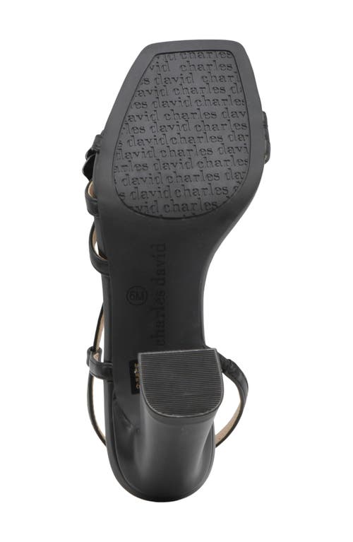Charles David Rome Slingback Sandal In Black