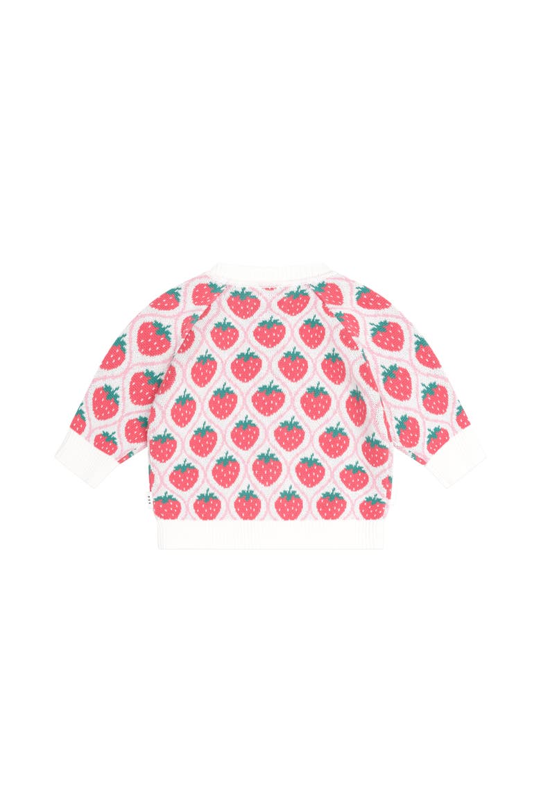 Strawberry Fields Cardi, Alternate, color, Strawberry