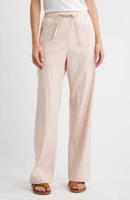 rag & bone Logan Linen Blend Wide Leg Pants