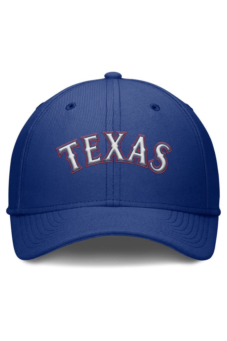 Men's Nike Royal Texas Rangers Rise Performance Flex Hat, Alternate, color, Royal