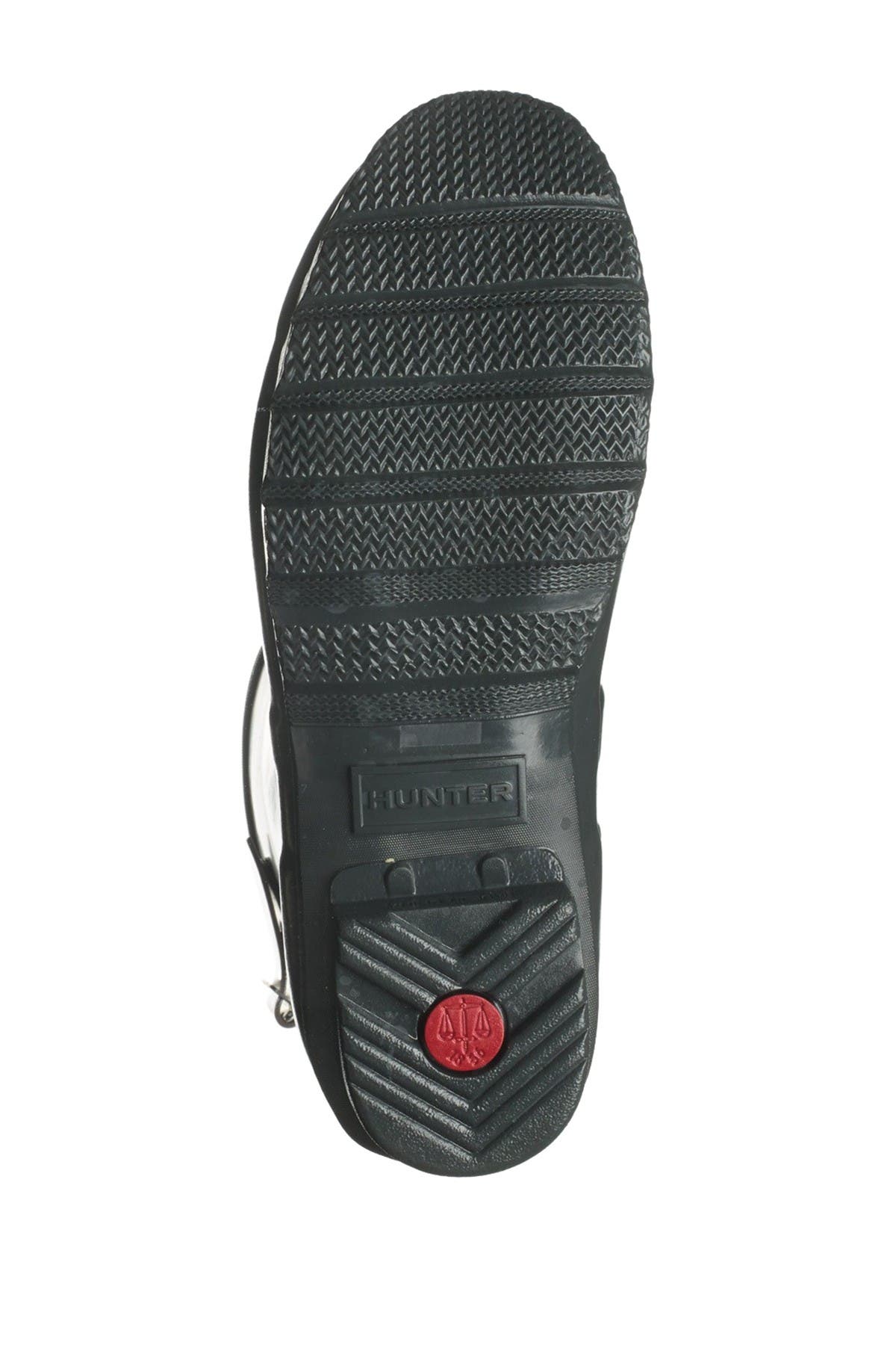 Hunter Original Short Adjustable Back Gloss Waterproof Rain Boot, Alternate, color, 