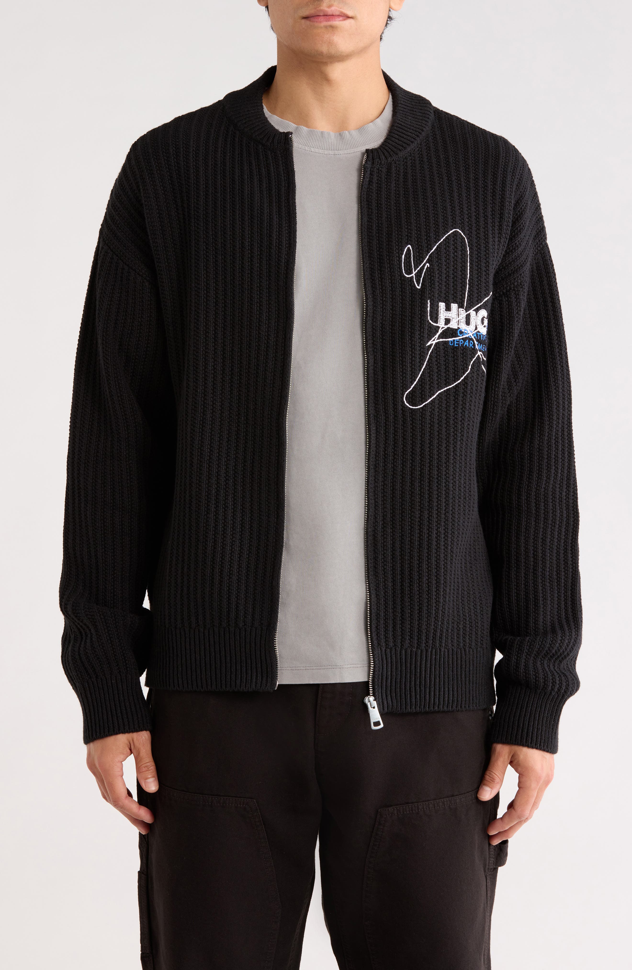 HUGO Socee Zip Cardigan