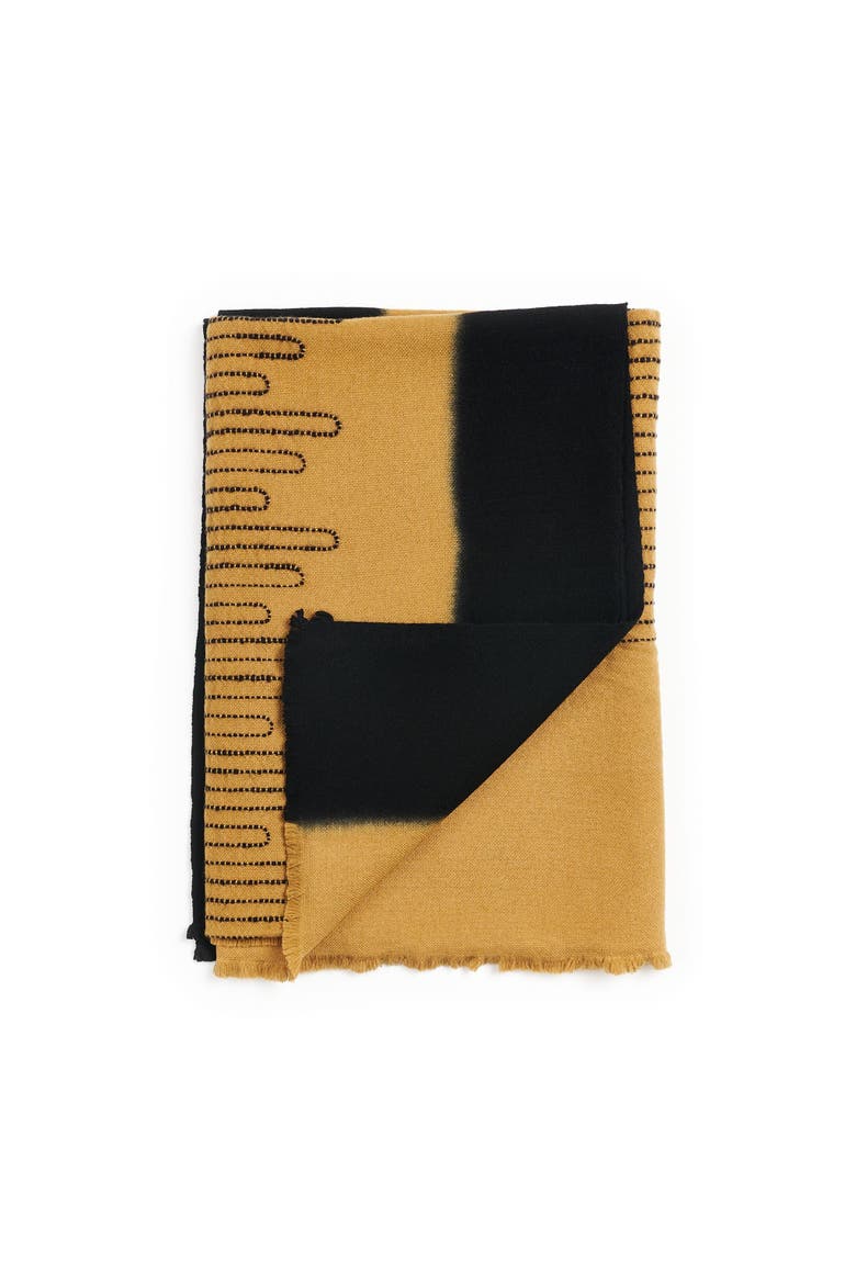 Handwoven Myrtle Drift Merino Throw, Alternate, color, Topaz Brown