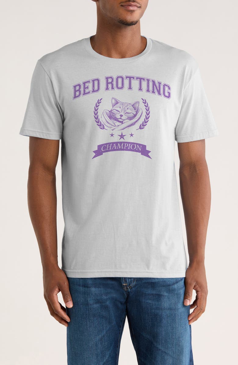 Monster Digital Bed Rotting Champion Graphic T-Shirt, Main, color, White
