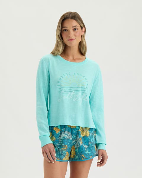 Cropped Long Sleeve Tee