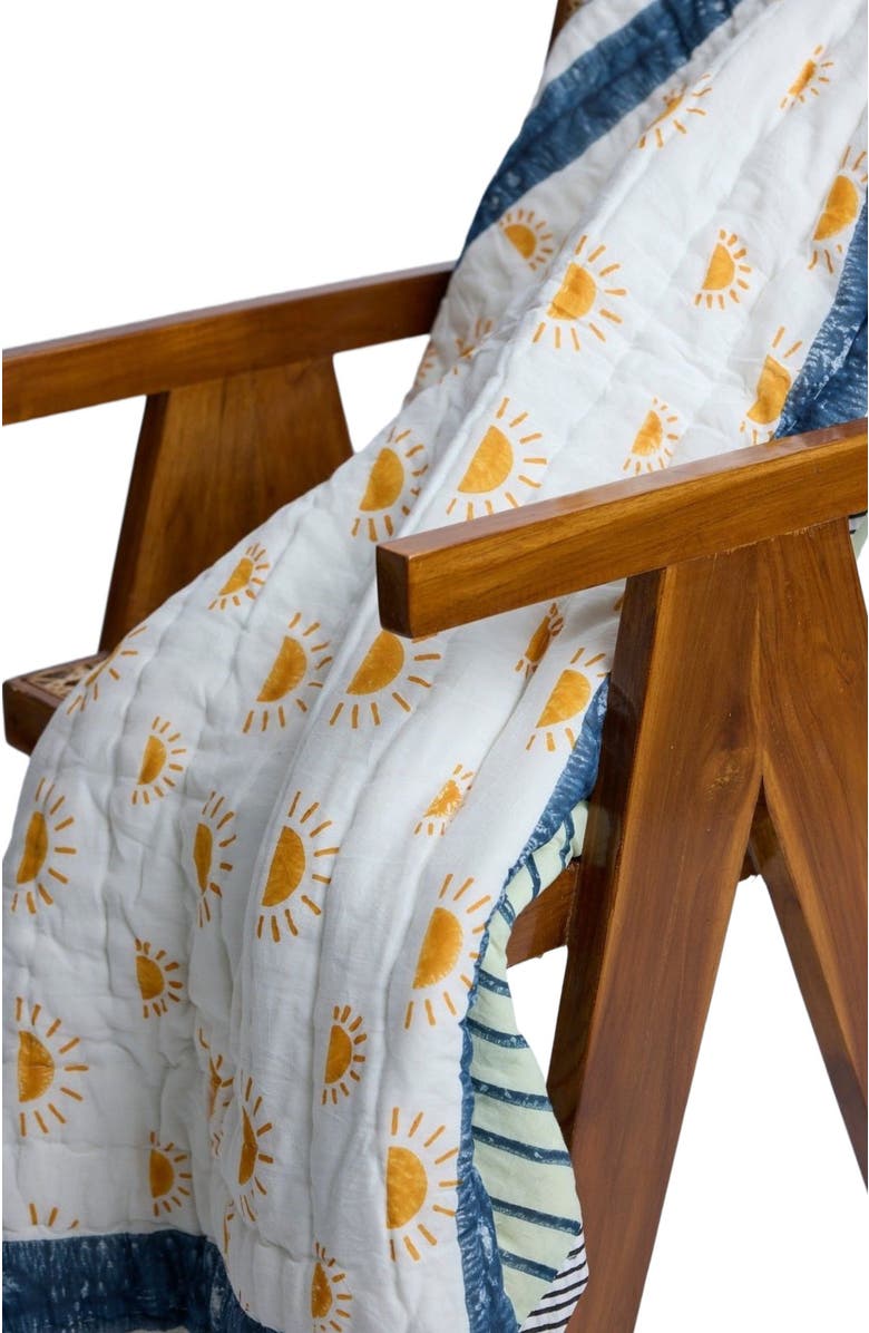 CQC LA Ojai Baby Quilt - Baby, Alternate, color, Green, Blue