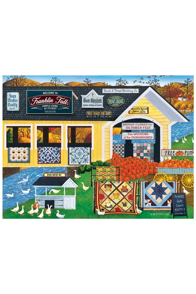Pumpkin Detour 750 Piece Jigsaw Puzzle, Alternate, color, Multicolor