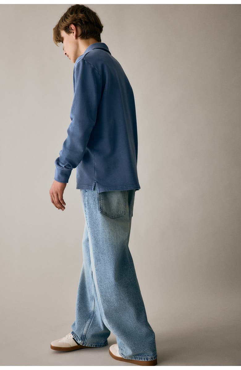 H&M Super Baggy Jeans, Alternate, color, Light Denim Blue