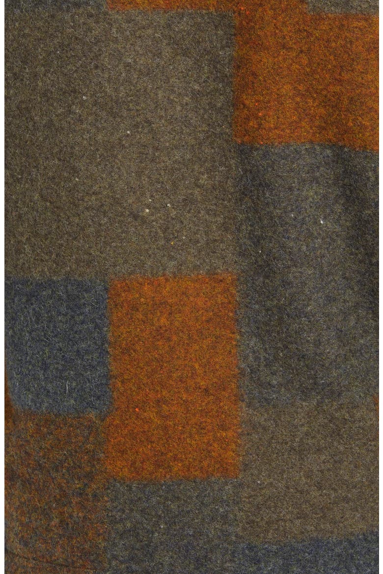 Gael Wool Blend Jacket, Alternate, color, BROWN CHECK
