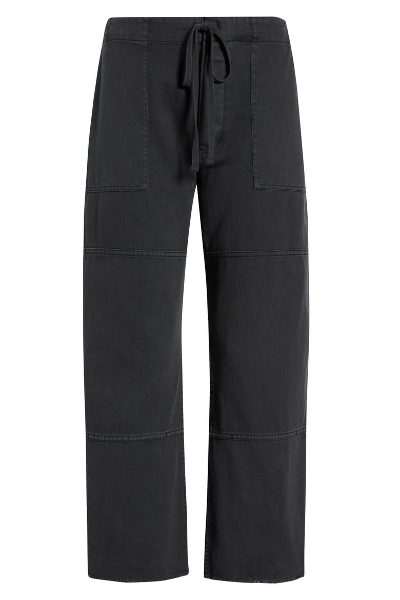 Drawstring Beach Pants, Alternate, color, WASHEDBLACK