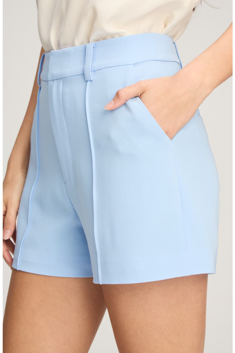 Gabbi Pintuck Shorts, Alternate, color, BLUE WISTERIA