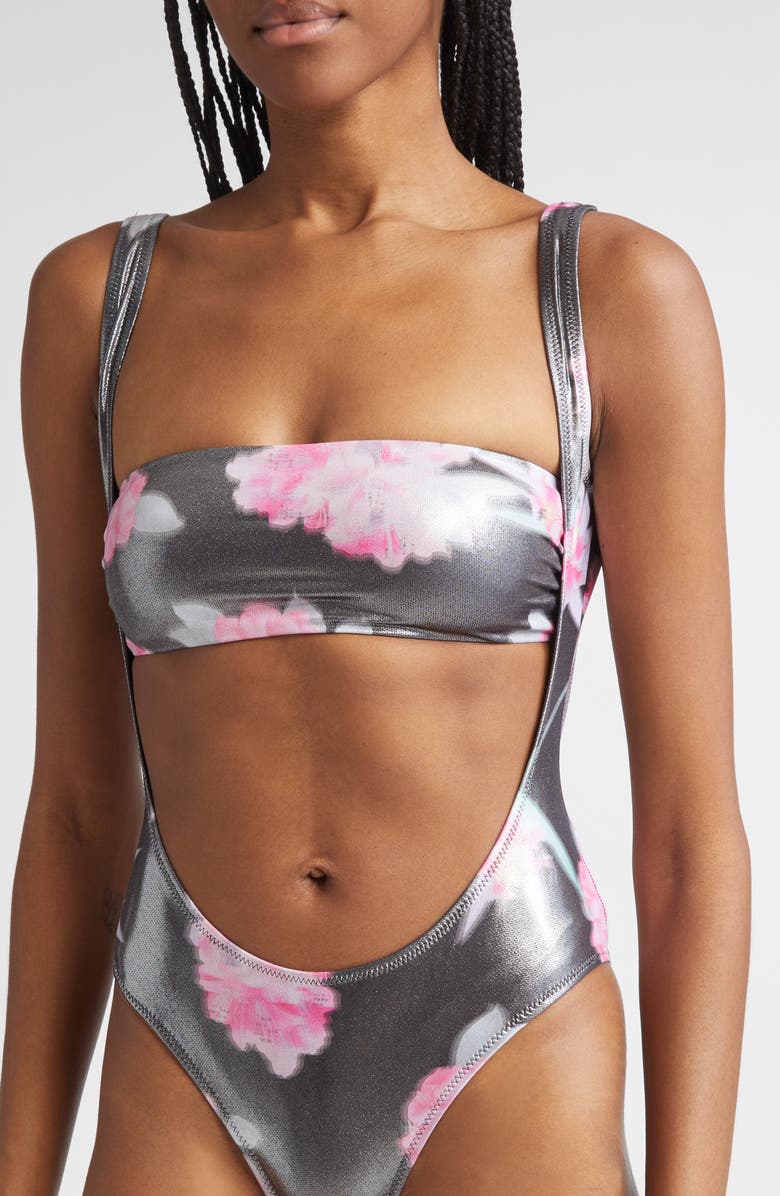 JULIE KEGELS Astrid Cutout One-Piece Swimsuit, Alternate, color, 