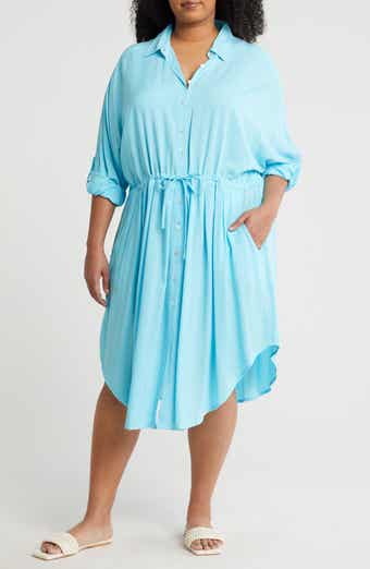 BOHO ME Long Sleeve Shirtdress